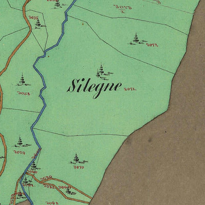 FONDO Mappa originale d'impianto del Catasto austro-ungarico. Scala 1:2880 Preview 3
