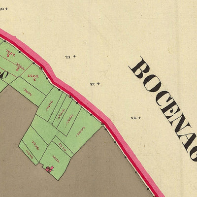 FISTO Mappa originale d'impianto del Catasto austro-ungarico. Scala 1:2880 Preview 3