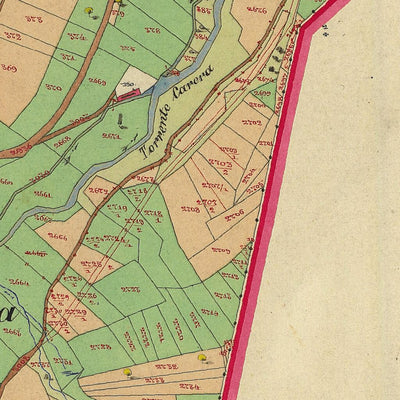 FIAVÉ Mappa originale d'impianto del Catasto austro-ungarico. Scala 1:2880 Preview 3