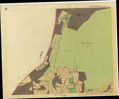GIOVO Mappa originale d'impianto del Catasto austro-ungarico. Scala 1:2880 Preview 2