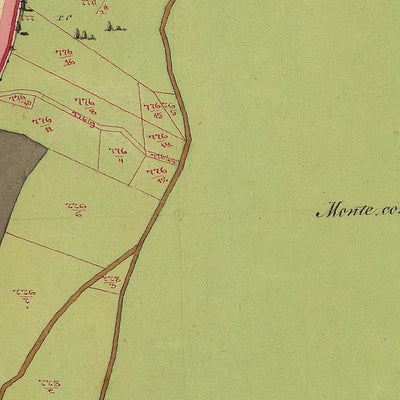GIOVO Mappa originale d'impianto del Catasto austro-ungarico. Scala 1:2880 Preview 3