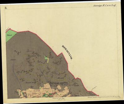 GARNIGA Mappa originale d'impianto del Catasto austro-ungarico. Scala 1:2880 Preview 2