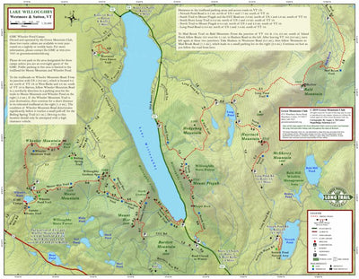 Northeast Kingdom Hiking Trail Map 3rd Edition Preview 2