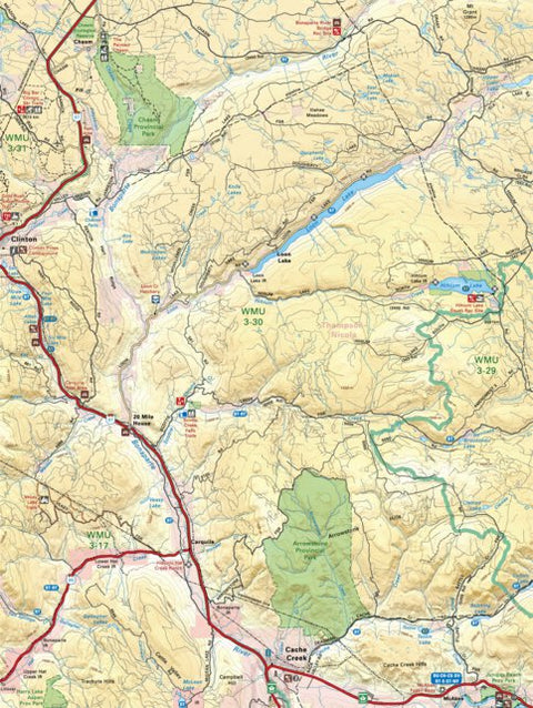TOBC26 Cache Creek - Thompson Okanagan BC Topo Map Preview 1
