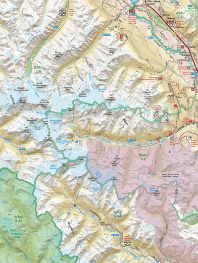 TOBC46 Jackman Flats - Thompson Okanagan BC Topo Map Preview 1