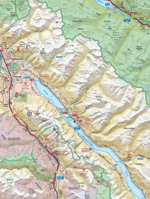 TOBC47 Valemount - Thompson Okanagan BC Topo Map Preview 1