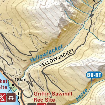 TOBC47 Valemount - Thompson Okanagan BC Topo Map Preview 2