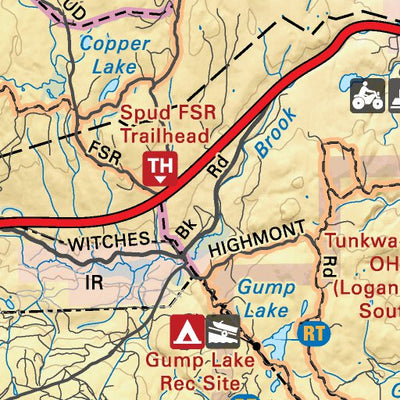 TOBC21 Logan Lake - Thompson Okanagan BC Topo Map Preview 3