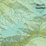 TOBC45 Wells Gray Provincial Park - Thompson Okanagan BC Topo Map Preview 2