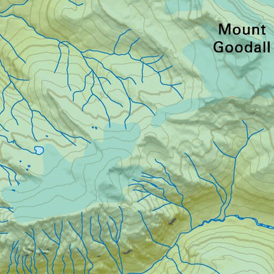 TOBC45 Wells Gray Provincial Park - Thompson Okanagan BC Topo Map Preview 2