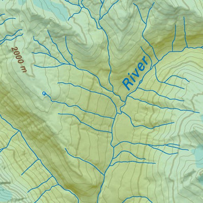 TOBC45 Wells Gray Provincial Park - Thompson Okanagan BC Topo Map Preview 3