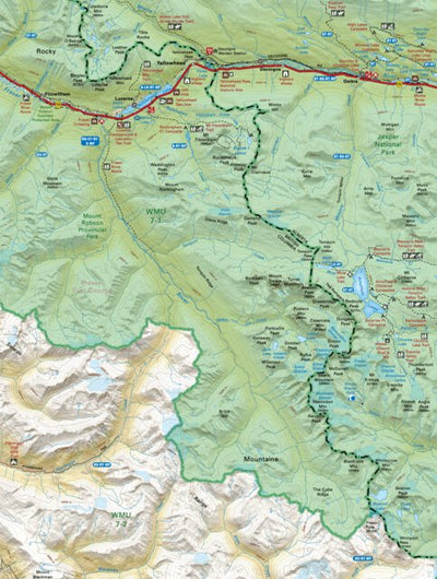TOBC48 Yellowhead - Thompson Okanagan BC Topo Map Preview 1