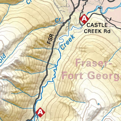 TOBC49 McBride - Thompson Okanagan BC Topo Map Preview 2