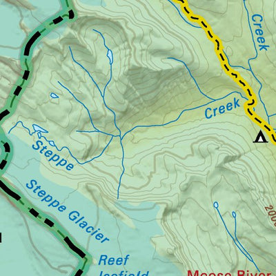 TOBC51 Mount Robson - Thompson Okanagan BC Topo Map Preview 2