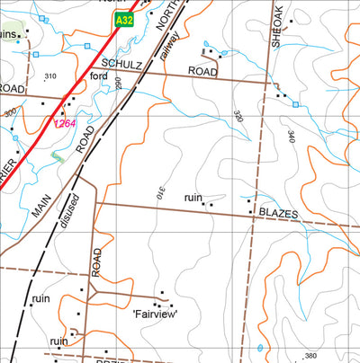 Mount Lofty Ranges Map 236A Preview 2