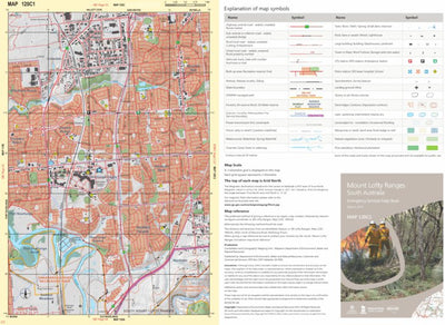 Mount Lofty Ranges Map 120C1 Preview 1