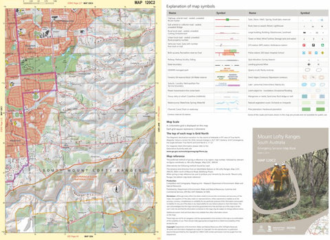 Mount Lofty Ranges Map 120C2 Preview 1