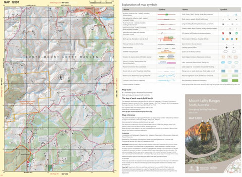 Mount Lofty Ranges Map 120D1 Preview 1