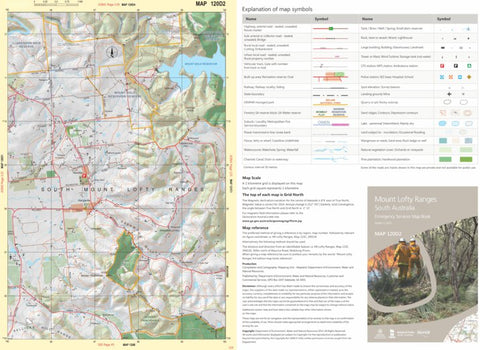 Mount Lofty Ranges Map 120D2 Preview 1