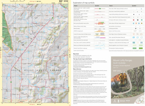 Mount Lofty Ranges Map 121C2 Preview 1