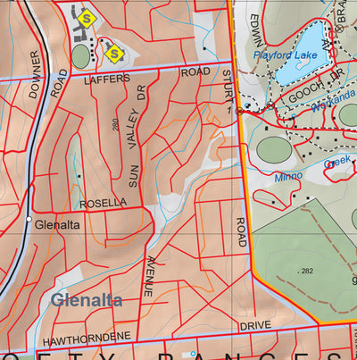 Mount Lofty Ranges Map 148B1 Preview 3