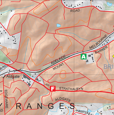 Mount Lofty Ranges Map 149A1 Preview 3