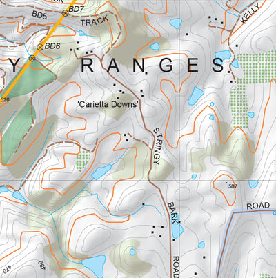 Mount Lofty Ranges Map 149D1 Preview 3