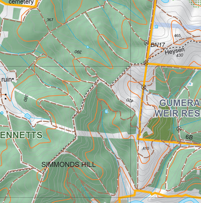 Mount Lofty Ranges Map 149D3 Preview 3