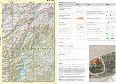 Mount Lofty Ranges Map 121C3 Preview 1
