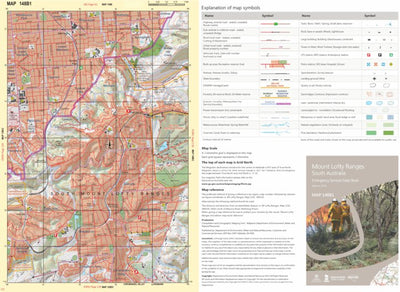 Mount Lofty Ranges Map 148B1 Preview 1