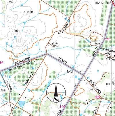 Mount Lofty Ranges Map 208A Preview 2