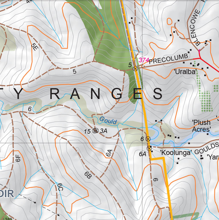 Mount Lofty Ranges Map 178A1 by Mapland - Department for Environment ...