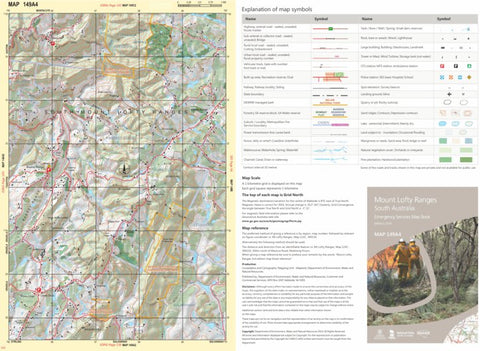 Mount Lofty Ranges Map 149A4 Preview 1