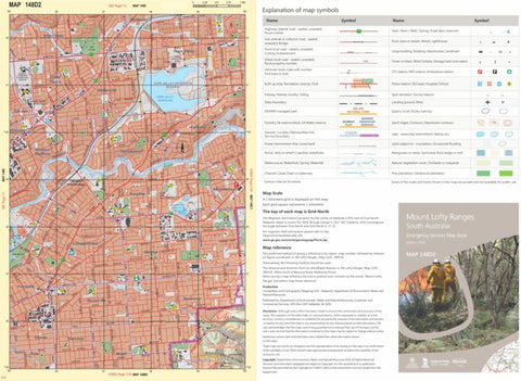 Mount Lofty Ranges Map 148D2 Preview 1