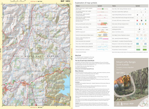 Mount Lofty Ranges Map 149C4 Preview 1