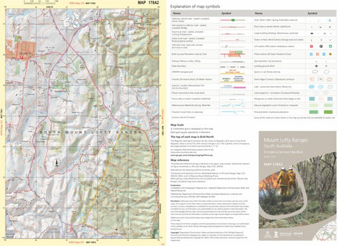 Mount Lofty Ranges Map 178A2 Preview 1