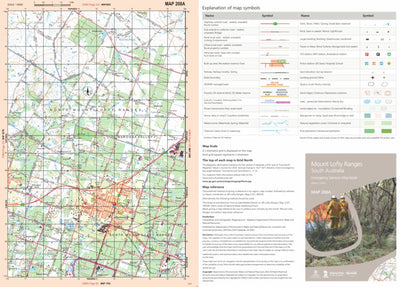 Mount Lofty Ranges Map 208A Preview 1