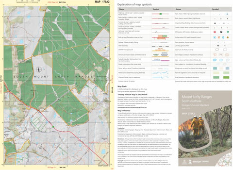 Mount Lofty Ranges Map 179A2 Preview 1