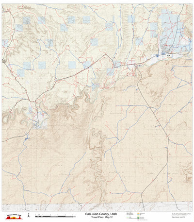 San Juan County Utah Travel Plan - Map 12 Preview 1