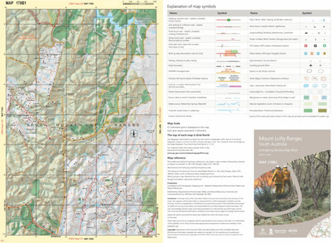 Mount Lofty Ranges Map 178B1 Preview 1