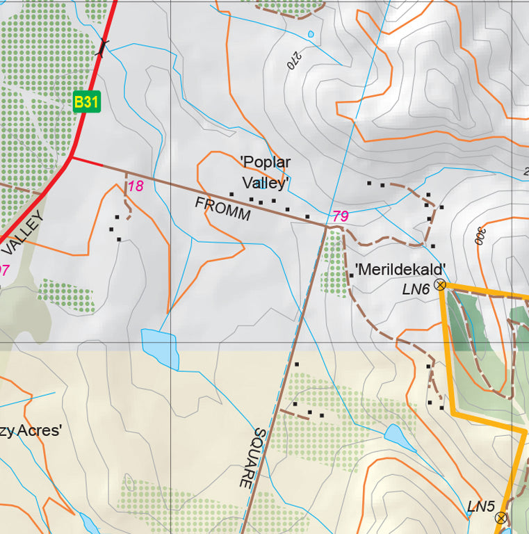 Mount Lofty Ranges Map 178B4 by Mapland - Department for Environment ...