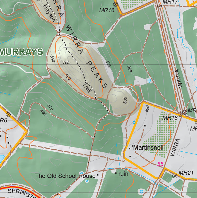 Mount Lofty Ranges Map 179A3 by Mapland - Department for Environment ...