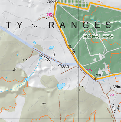 Mount Lofty Ranges Map 179A4 Preview 3