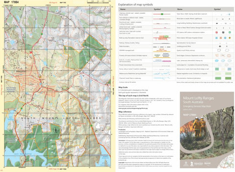 Mount Lofty Ranges Map 178B4 Preview 1