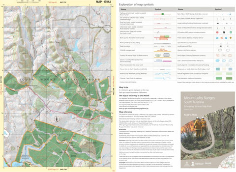 Mount Lofty Ranges Map 179A3 Preview 1