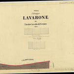 LAVARONE Mappa originale d'impianto del Catasto austro-ungarico. Scala 1:2880 Preview 1