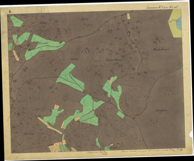 LAVARONE Mappa originale d'impianto del Catasto austro-ungarico. Scala 1:2880 Preview 2