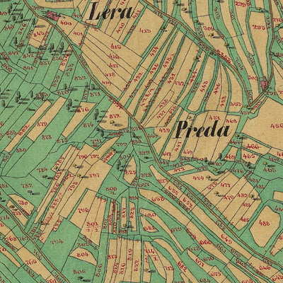 LEGOS Mappa originale d'impianto del Catasto austro-ungarico. Scala 1:2880 Preview 3