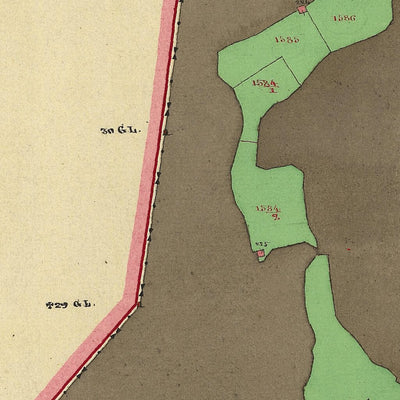 LISIGNAGO Mappa originale d'impianto del Catasto austro-ungarico. Scala 1:2880 Preview 2
