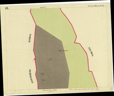 LIZZANA Mappa originale d'impianto del Catasto austro-ungarico. Scala 1:2880 Preview 2